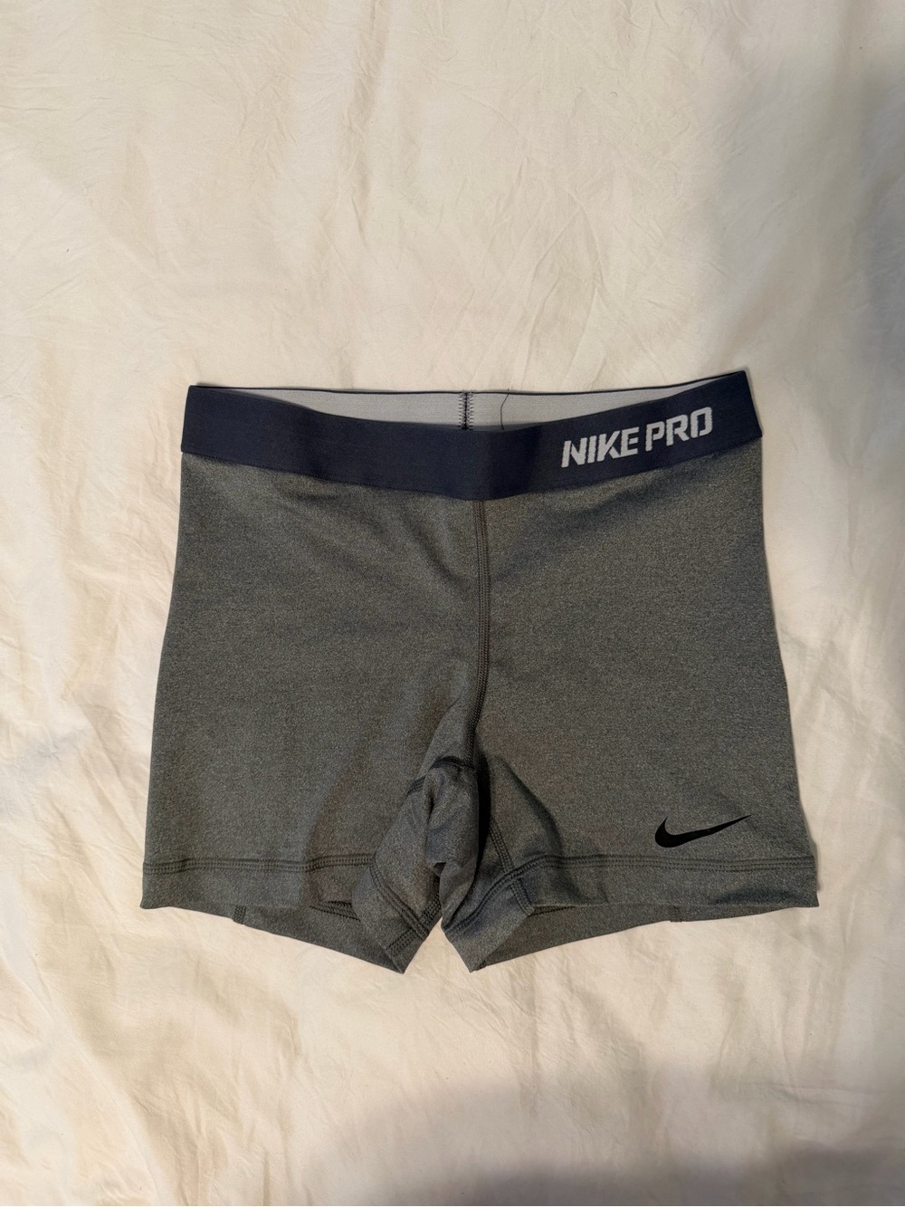 Nike Pro Women's Gray Athletic Compression Shorts